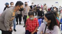 Polres Metro Tangerang Kota Kerjasama Dengan Metro Hospita dan Yayasan Buddha Tzu Chi Mengadakan Bhakti Sosial Kesehatan Gratis