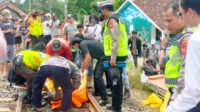 Seorang Pria Tertabrak Kereta Api di Parung Panjang Kabupaten Bogor