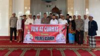 Kabag Ops Polres Asahan Sampaikan Call Centre “110” Dijumat Curhat