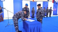 Danlantamal IV Pimpin Upacara Penyerahan Jabatan Danlanal Bintan