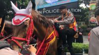 Car Free Day, Ditsamapta Polda Metro Jaya Patroli Bersepeda di Bunderan HI