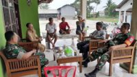 Dukung Swasembada Pangan Danramil 11 Pebayuran Terjun Langsung Komunikasi Dengan Petani