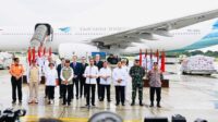 Presiden Jokowi Lepas Bantuan Kemanusiaan ke Turki dan Suriah