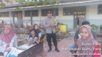 Polsek Prapat Janji Himbauan F1H2O di Dusun I Desa Buntu Pane