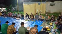 Babinsa Koramil 12 Serangbaru Tampil dan Hadiri Pelantikan Ketua RT
