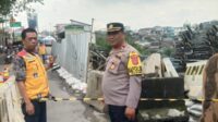 Jembatam Cikereteg di Jalan Bocimi Alami Longsor, Pihak Kepolisan Himbau Warga Untuk Berhati-Hati