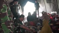 Danrem 051/WKT Bersama Dandim Tinjau Lokasi Pengungsian Banjir
