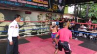 Mengurangi Kenakalan Remaja, Ditlantas Polda Metro Gelar Street Boxing