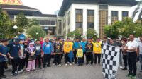 Bertabur Ratusan Hadiah, Senam dan Jalan Sehat PWI Pekanbaru Sukses Digelar