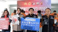 Ungkap Jaringan Peredaran Narkotika , Polres Bogor Amankan Ratusan Bungkus Narkotika Siap Edar, Total Barang Bukti Uang di Amankan 0,54 kg