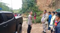 Tanggap Bencana Kapolres Bengkayang Terjun Langsung ke Lokasi Tanah Longsor