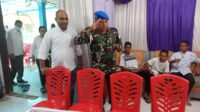 Sampaikan Belasungkawa, Danpomal Lantamal XIV Ikut Melayat Melayat