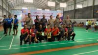 Brimob Kalbar Juarai Turnament Badminton Kapolresta Pontianak Cup