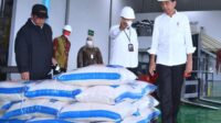 Presiden Jokowi Resmikan Sentra Penggilingan Padi di Sragen