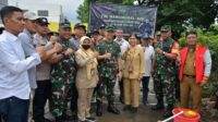 Program TNI Manunggal, Kodim 0501/JP Berikan Bantuan Sumur Bor
