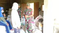 Babinsa Gebang Dan Bumiharjo Gelar Komsos Dengan Sambangi Penggilingan Padi