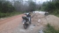 PC.324.KIN-Projamin Kabupaten Melawi Soroti Pekerjaan Jalan Nasional Simpang Tahlud – Ella Hilir