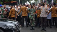 Kodim 0501/JP Bersama Personel Gabungan Kodam Jaya Melaksanakan PAM Waskita Presiden RI Di Senayan Jakarta