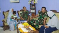 Pangdam Brawijaya Kunjungi Putra Alm. Sertu Eka Andriyanto Hasibuan di Sidoarjo