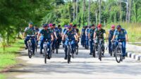 Jaga Udara Bebas Polusi, Pangkoarmada III Serahkan Sepeda Dinas