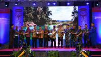 Danrem 181/PVT Menghadiri kegiatan Launcing Tribun Sorong