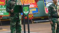 Kasdim 0501/JP Pimpin Upacara Bendera Tujuh Belasan Bersama Anggota Makodim Dan PNS
