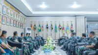 Tingkatkan Sinergitas Pangkoarmada III Laksanakan Kunjungan Kehormatan Ke Pangdam XVI Pattimura