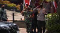 Jajaran Personel Kodim 0501/JP Bersama Personel Kodam Jaya Dan Polrestro Jakpus Gelar Pengamanan PAM Waskita Di Gedung Mahkamah Konstitusi