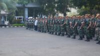 Dandim 0501/JP Pimpin Apel Gelar Pasukan Pengamanan PAM Waskita Presiden RI Di Gedung Dhanapala Kemenkeu Jakarta