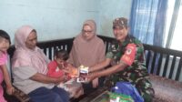 Koramil 0622-04/Cikidang Peduli dan Berbagi Kepada Anak Stunting