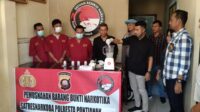Polresta Pontianak Musnahkan Barang Bukti 300 Gram Sabu