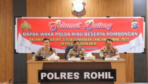 Wakapolda Riau dan Rombongan Kunker ke Polres Rohil