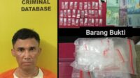 Simpan 32 Paket Narkotika Jenis Sabu di Dalam Bra Istri, Seorang Pria Paruh Baya Diamankan Satresnarkoba Polres Siak