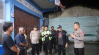 Kapolres Pelalawan Pimpin Grebeg Sahur Warga Kota Pangkalan Kerinci
