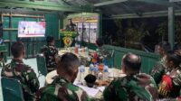 Satgas Yonif 143/TWEJ Terima Kunjungan Tim Was Ops Sopsad di Perbatasan RI-PNG