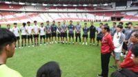 Presiden Jokowi Temui Pemain Timnas U-20 di Stadion Utama GBK