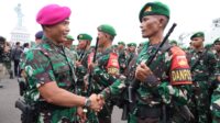Dankodiklatal Apresiasi Satgas Pamtas TNI AD Amankan Wilayah Timur Indonesia