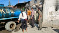 Sebuah Pom Mini Pengisian BBM Terbakar, Pihak Kepolisan Lalukan Penyelidian