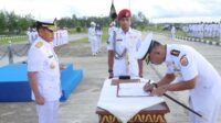 Pangkoarmada III Pimpin Sertijab Di Lingkungan Koarmada III