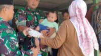Percepatan Imunisasi Polio Babinsa Koramil 12 Serangbaru Sasar Beberapa Titik Posyandu