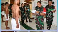 Danrem 181/PVT Pimpin Sidang Parade Secata PK TNI AD Gelombang I TA. 2023 Sub Panda Sorong