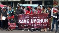 HUPI Dalam Orasinya, Ajak Muslim Di seluruh Dunia Buka Mata, Atas Diskriminasi Etnis Uyghur Dilarang Untuk Berpuasa