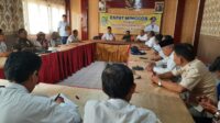 Babinsa Koramil 12 Serangbaru Selipakan Pesan Penting Saat Menggelar Rapat Minggon Tingkat Kecamatan