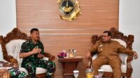Komandan Pasmar 3 Terima Kunjungan Pj Gubernur Beserta Pj Bupati Se-Papua Barat Daya Di Mako Pasmar 3