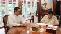 Menhan Prabowo Terima Kunjungan Menpora Baru Dito Ariotedjo
