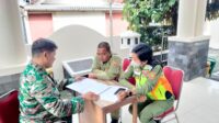 Babinsa Tipes Pesan Tingkatkan Kamtibmas kepada Satuan Linmas