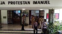Polsek Jatinangor Melaksanakan Pengamanan Gereja dan Rumah Ibadah Peringatan Wafat Isa Almasih