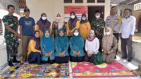 Melalui Pendampingan Babinsa Koramil 12 Serangbaru Sukseskan Program Pekan Imunisasi Anak