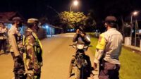 Jelang Paskah Koramil 11 Pebayuran Bersama Kepolisian Laksanakan Patroli Malam Hari