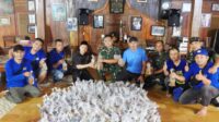 Dandim 0613/Ciamis Serahkan Paket Takzil Untuk Para Santri